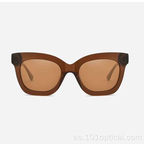 Gafas de sol de mujer Cat Eye Square de acetato